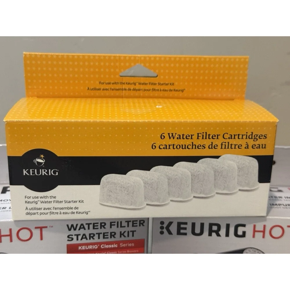 Lot Of 3 NIB Keurig Water Filter Starter 2 Kits & 3 Water Filter Cartridges Read